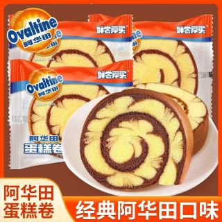 百亿补贴：阿华田 蛋糕卷净重400g巧克力蛋糕面包早餐下午茶零食办公室小食品