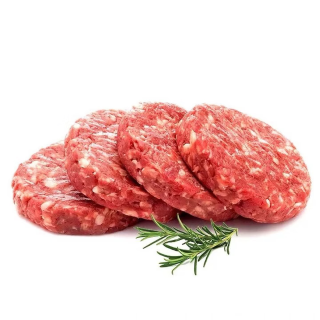 约巢 原切安格斯汉堡排 M5牛肉饼 100g*10片 1kg