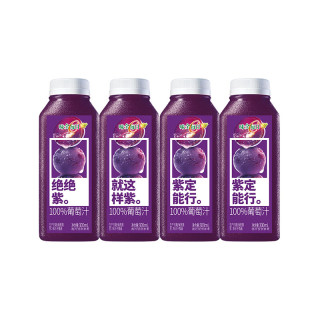 味全 每日C 100%葡萄汁 300ml*4瓶