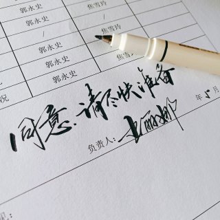 柔绘笔 书法笔 毛笔字 小楷秀丽笔 练字签名笔 顺滑好用软笔 多色