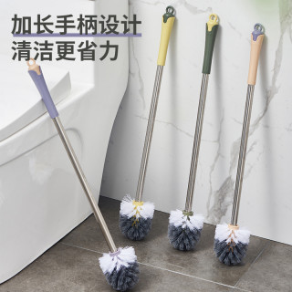 一馨 不锈钢长柄马桶刷浴室无死角清洁刷家用卫生间悬挂式厕所刷子