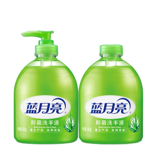 移动端：蓝月亮 抑菌洗手液除菌芦荟滋润500gX6瓶补充装家用官方旗舰店正品