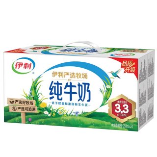 移动端：伊利 8月伊利纯牛奶250ml*24盒整箱严选牧场学生儿童营养早餐牛奶送礼
