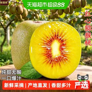 88VIP：尙楚坊 正宗四川蒲江红心猕猴桃新鲜国产奇异果大果猕猴桃当季水果整箱 70g*15个