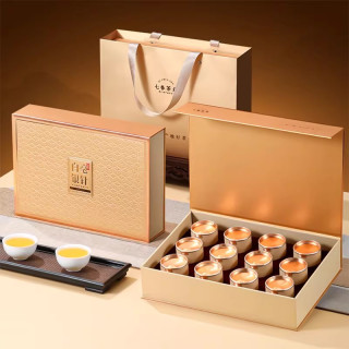 88VIP：七春 特级白毫银针 白茶礼盒小罐装正宗福鼎茶叶中秋送礼送长辈