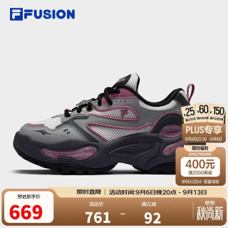 FILA FUSION 潮牌休闲鞋女士EVA厚底潮鞋时尚老爹鞋舒适百搭