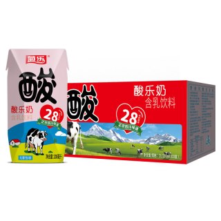 移动端、88VIP：菊乐 酸乐奶含乳饮料 250ml*24盒