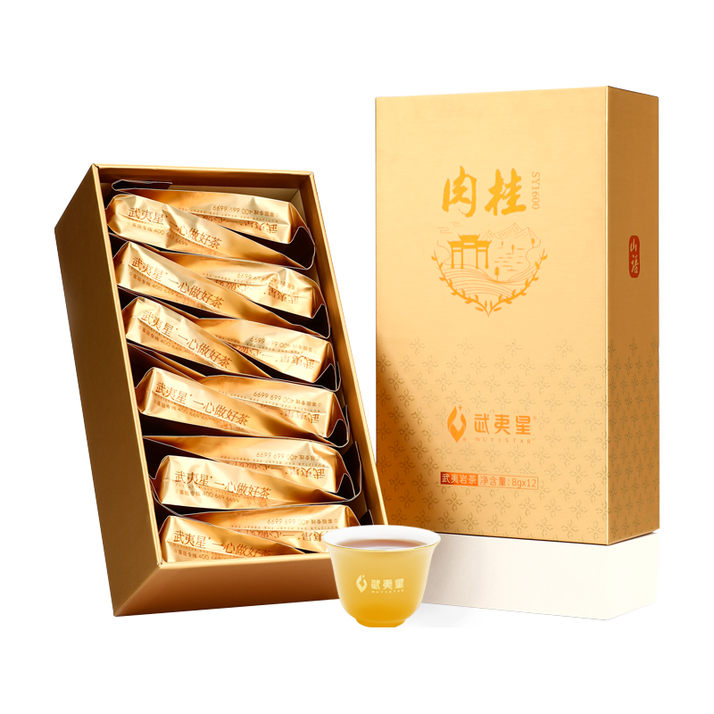 武夷星 肉桂 正岩乌龙茶 96g 盒装