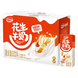 达利园 花生牛奶250ml*6+核桃味250ml*5