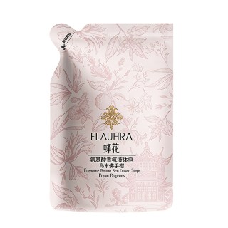 蜂花 FLAUHRA蜂花氨基酸液体香皂500g檀香乌木佛手柑沉香皂液临期