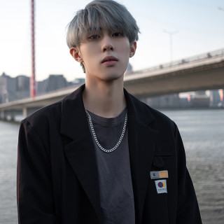 钛钢项链 hiphop链条项链男潮古巴男士嘻哈链子情侣百搭配饰酷