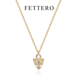 fettero 铜合金项链 高定设计锁骨链女饰品