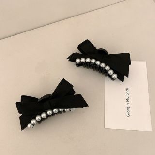 1个包邮~双面仿Z珠ins蝴蝶结发夹女侧边刘海发卡夹子小号抓夹边夹