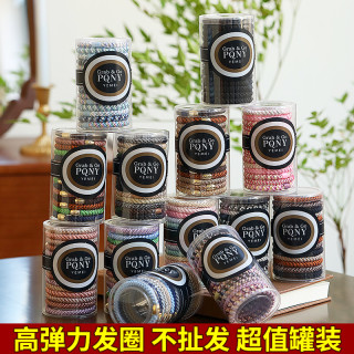 加粗加厚耐用迷你不伤发头绳气质百搭橡皮筋情侣扎高马尾发绳女