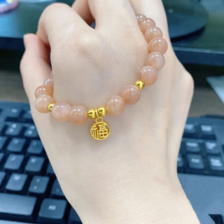 合金手链 新中式祈福手链~古风女士手链2024年百搭女款进财手串女