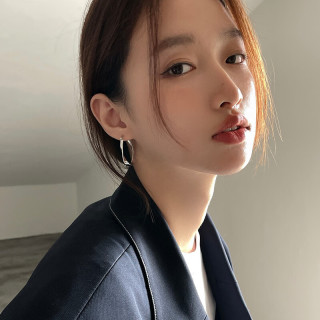 半日逅屿 莫比乌斯环耳扣女ins简约轻奢气质网红圆圈素圈耳环气质几何耳圈 莫比乌斯环耳扣