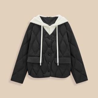 爱依服 大码女装2025冬季韩版通勤风百搭羽绒外套