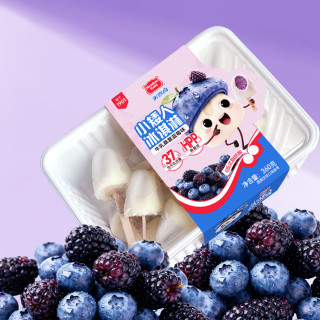 美登高 小矮人牛乳雪糕冰淇淋 桑葚蓝莓味 360g/盒
