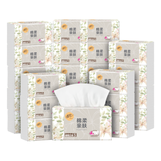 清风 棉柔超质感4层110抽 S码 36包 抽纸