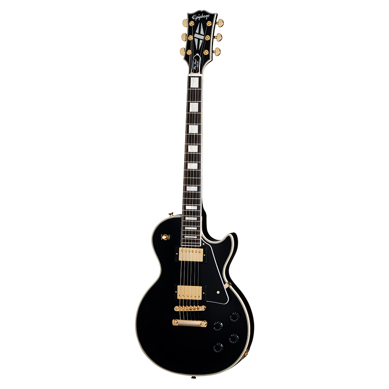 Epiphone IGC LP Custom EB 美产拾音器 耀夜黑 电吉他