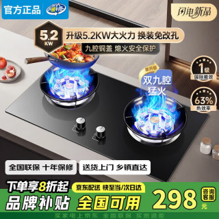 美的 多采燃气灶双灶家用猛火灶天然气煤气灶液化气灶具台式嵌入式大火力一