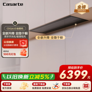 卡萨帝 致境油烟机 全嵌升降抽油烟机家用变频26风量大吸力静音 Q6 26m立方|单烟机