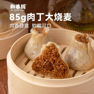 和善园 肉丁烧麦营养早餐半成品大肉丁糯米烧麦懒人速食生鲜速冻
