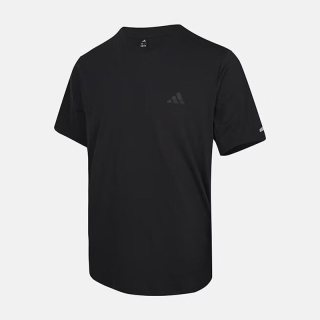 adidas 短袖男装 26春夏新款户外健身服跑步快干透气半袖圆领运动训练T恤