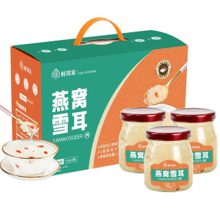 鲜珥家 燕窝雪耳礼盒150g*6瓶