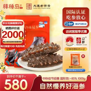 棒棰岛 大连海参 1000g 18-24只简装 家庭经济装