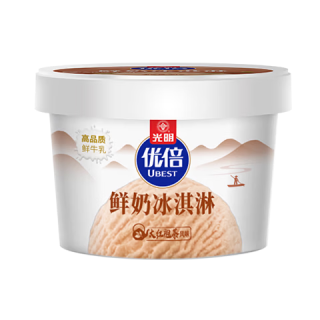 光明牌 优倍鲜奶冰淇淋大红袍味90g*20