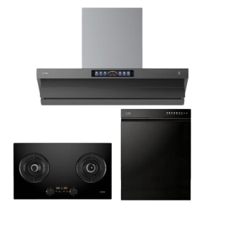 方太 V10-G+03-TEK20+V18MAX三件套 烟灶联动 定时防干烧灶 大容量智能投放洗碗机