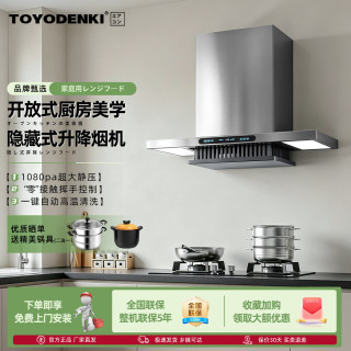 TOYODENKI 日本東洋）全嵌入隐藏式隐形抽油烟机