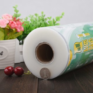 趣洁宝 PE食品保鲜膜 30cm宽5000E 蓝色 微波炉专用