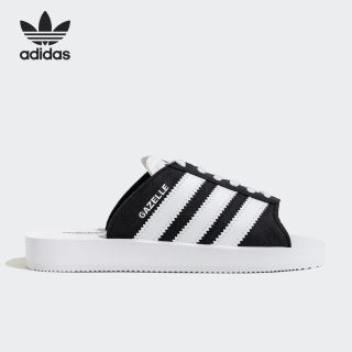 adidas 官方正品三叶草男女轻便透气休闲沙滩拖鞋JQ7421