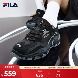 FILA 掠夺者 2 男子跑鞋 F12M216132F-BM 黑/中灰 42