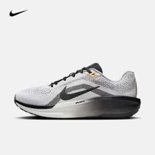 NIKE Winflo 11 SE 男子公路跑鞋 HQ7975-100 白/黑/金属金/浅烟灰/帆白 44