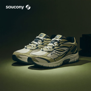saucony 千禧复古老爹鞋男女同款凝聚 2K PRM通勤慢跑休闲透气减震运动鞋