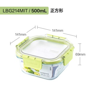 LOCK&LOCK 玻璃饭盒 300ml