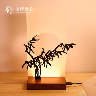 中国国家博物馆 四君子小夜灯