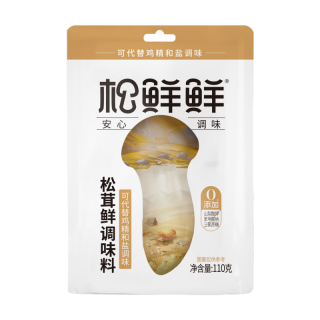 松鲜鲜 松茸鲜调味料代替盐鸡精炒菜炖汤煲汤材料炒菜松茸粉调味品 松鲜鲜松茸鲜调味料袋装110g
