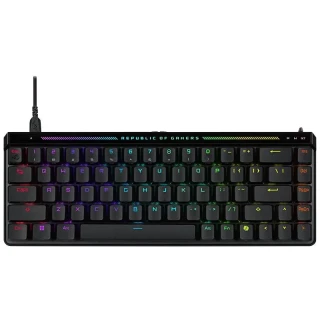 ROG 超多键帽可选：ROG魔导士Ace75HE V2X磁轴8k回报率电竞游戏小蜜蜂战队夺冠键盘