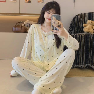 春夏孕妇产后哺乳睡衣带胸垫月子服少女薄款莫代尔产妇喂奶家居服