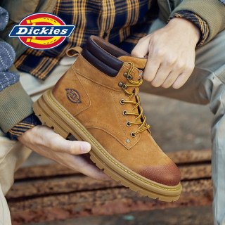 Dickies 马丁靴男2026夏季复古大黄靴英伦风高帮户外男士夏季百搭