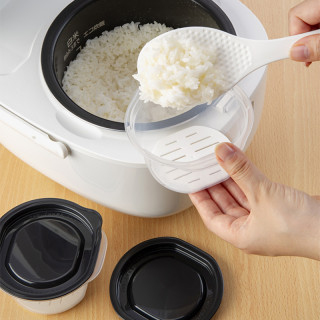 日本进口食品级冷冻容器创意过滤碗便携式大容量饭盒家用冷冻盒