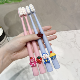 牙刷软毛成人家用一对情侣款万根毛超细可爱护齿清洁口腔保护牙齿