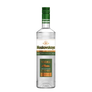 洋酒拉脱维亚苏连绿伏特加MOSKOVSKAYAVODKA鸡尾酒调酒基酒