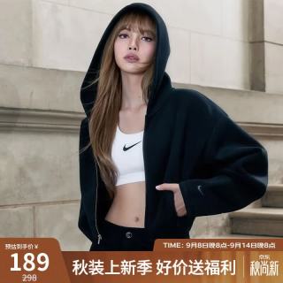 NIKE 运动内衣女中度支撑MED SPT BRA运动内衣DX6822-100白M