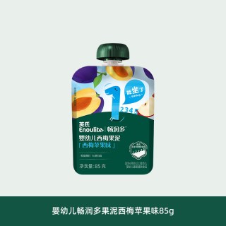 88VIP：英氏 畅润多婴幼儿西梅果泥宝宝果泥辅食泥儿童零食