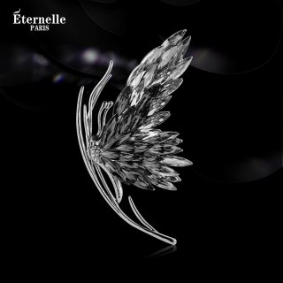 88VIP：Eternelle 法国Eternelle 水晶胸针 神秘灰 xz01296